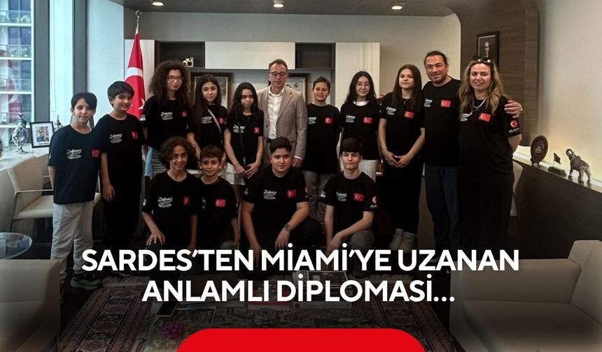 Sardes’ten Miami’ye uzanan anlamlı diplomasi… Öğrenciler ABD’de Türkiye’nin gururu oldu
