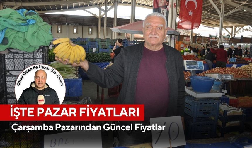 Salihli’nin Çarşamba Pazardaki Güncel Fiyatlar| Pazarın en pahalısı erik
