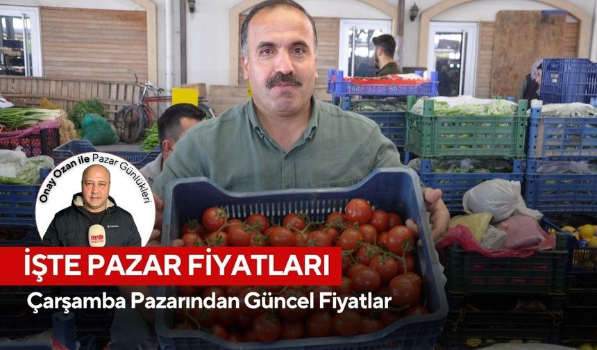 “Salihli’nin Çarşamba Pazardaki Güncel Fiyatlar| Fiyatlar geçen haftayla hemen hemen aynı