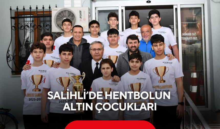 Salihli’de hentbolun altın çocukları