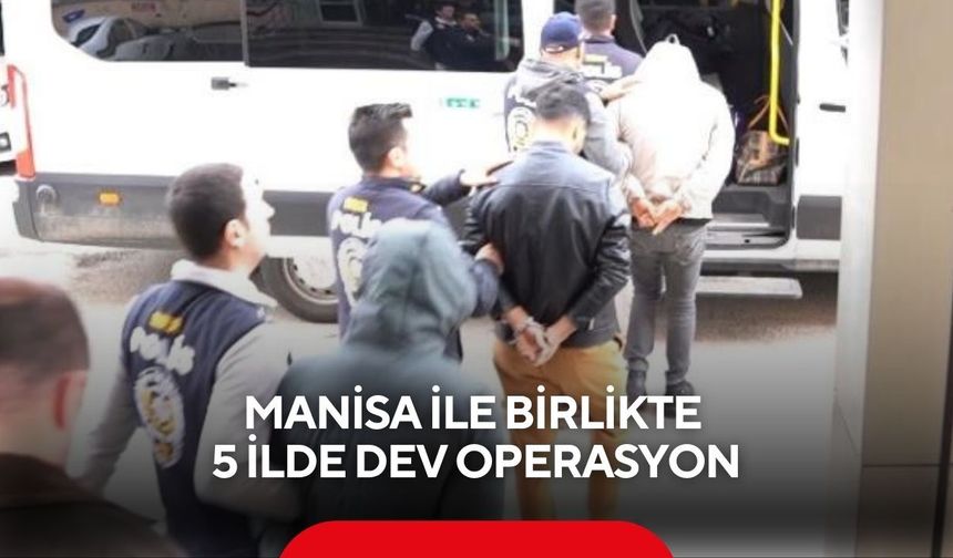 Manisa ile birlikte 5 İlde dev operasyon: sahte kripto ağı çökertildi