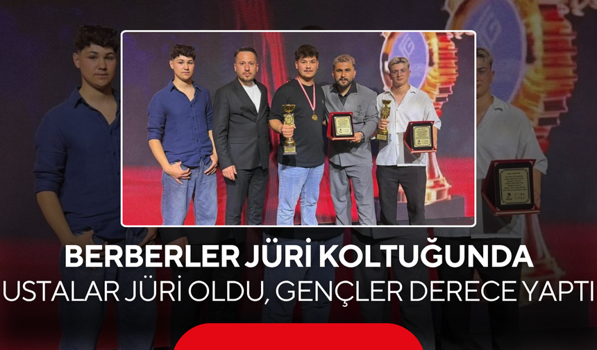 Ustalar jüri oldu, gençler derece yaptı