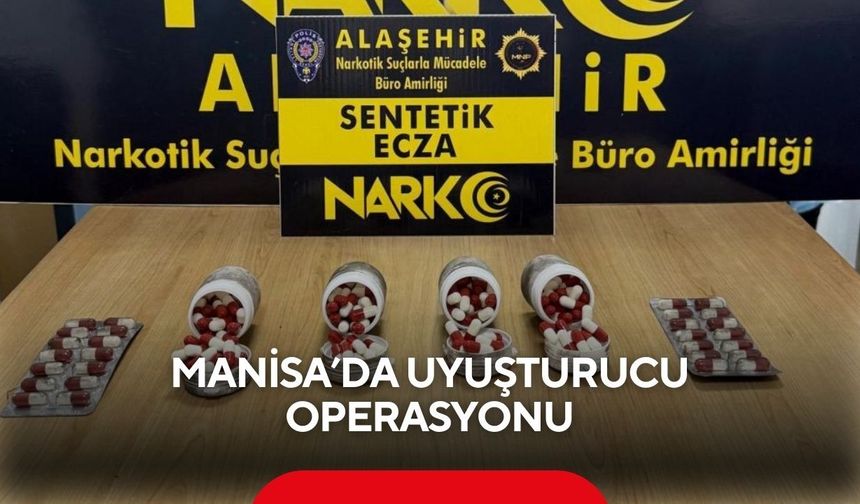 Manisa’da uyuşturucu operasyonu: 16 yaşındaki şüpheli tutuklandı