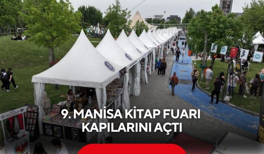 Edebiyatın buluşma noktası Manisa Kitap Fuarı ziyaretçilerini bekliyor