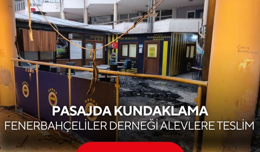 Fenerbahçeliler Derneği’nde yangın panik yarattı... | Dernekteki dehşet anları kamerada