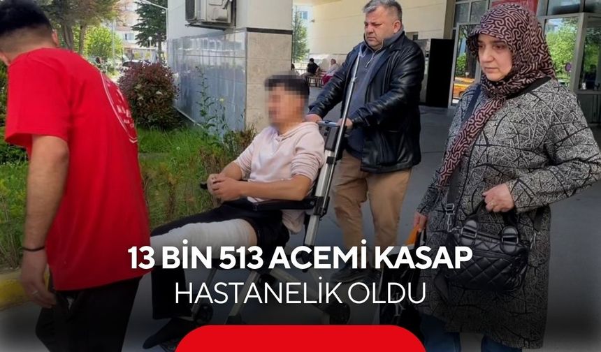 Kurban Bayramının birinci günü, 13 bin 513 acemi kasap hastanelik oldu