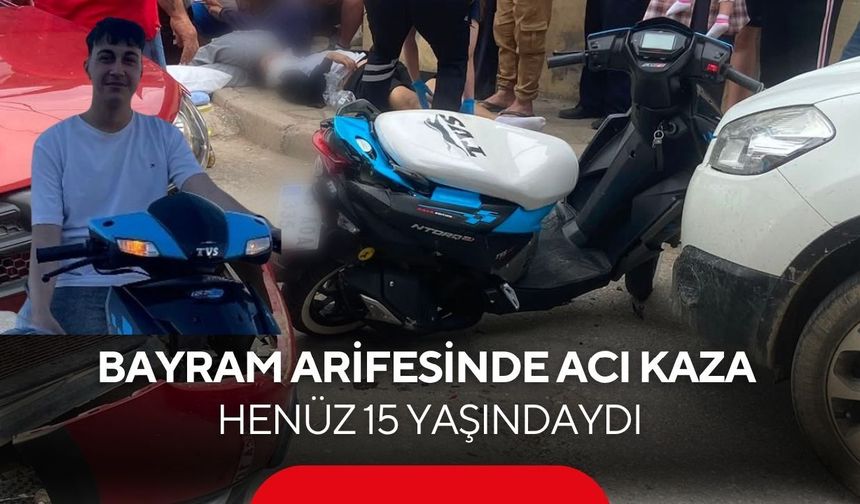Salihli’de bayram arifesinde kahreden haber: Henüz 15 yaşındaydı