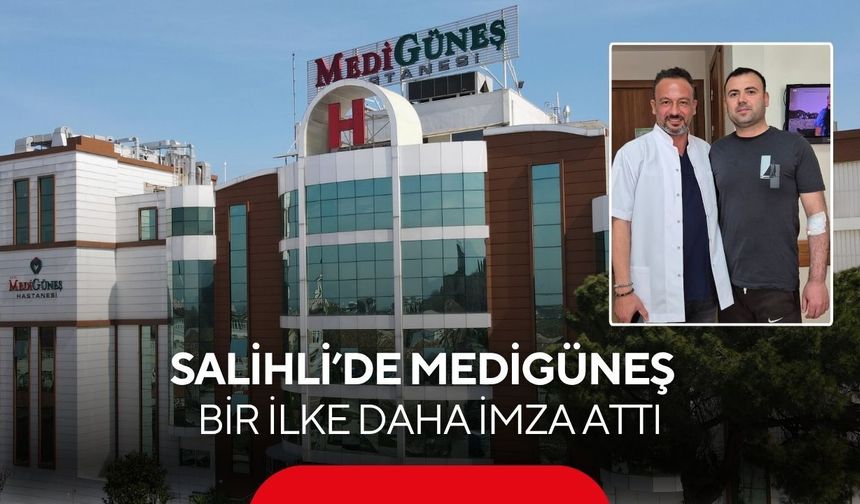 Salihli’de bir ilk: Bel fıtığı hastası 2 saatte taburcu oldu