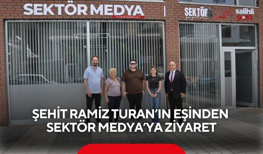 Ramiz Turan’ın eşinden Sektör Medya’ya ziyaret