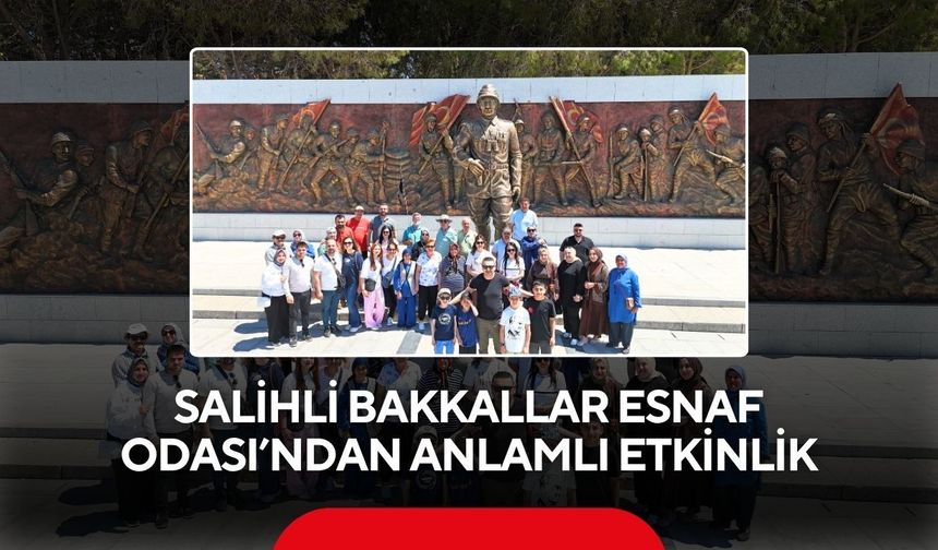 Salihli Bakkallar Esnaf Odası’ndan anlamlı etkinlik