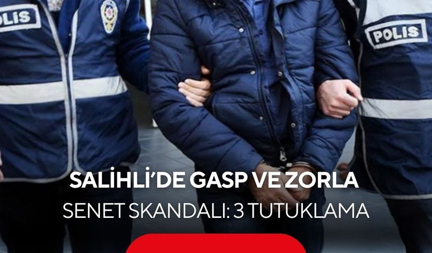 Salihli’de dehşet: Darp edip gasp ettiler, zorla senet imzalattılar!