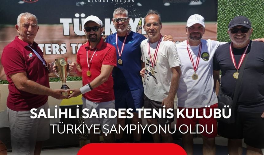 Salihli Sardes Türkiye Şampiyonu oldu: 1.Lige yükseldi