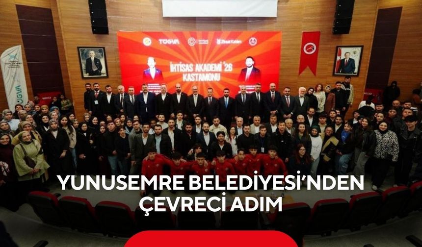 Yunusemre Belediyesi’nden çevreci adım