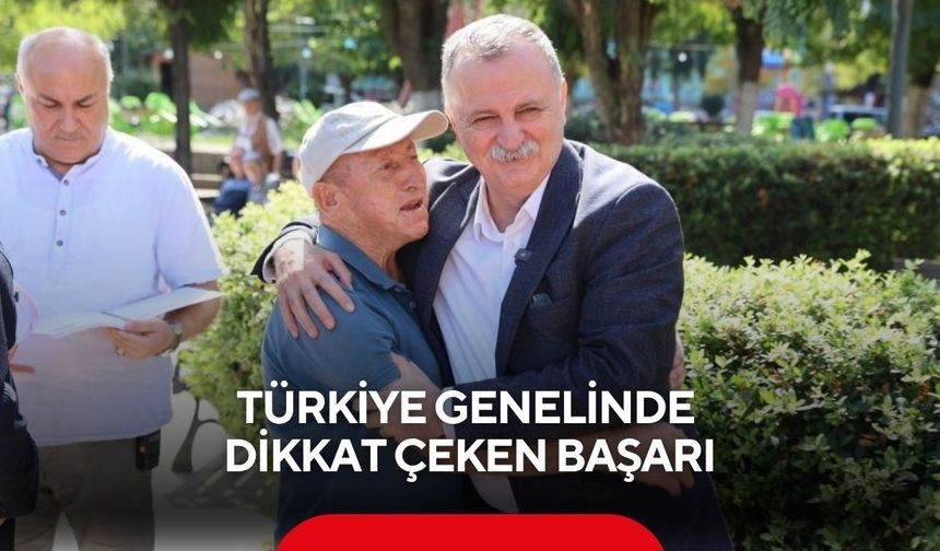 Türkiye genelinde dikkat çeken başarı: Yunusemre ilk 5’e girdi
