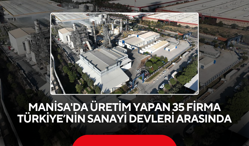 Manisa'da üretim yapan 35 firma Türkiye’nin sanayi devleri arasında
