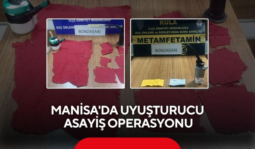 Manisa'da uyuşturucu ve asayiş operasyonu: 6 kişi tutuklandı
