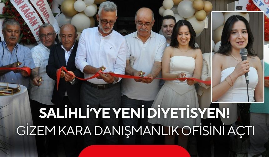 Salihli’de sağlıklı yaşamın yeni adresi: Diyetisyen Gizem Kara Ofisini açtı