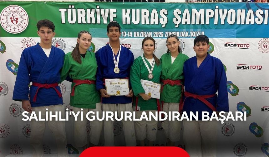 Salihli’yi gururlandıran başarı: Mustafa Göde Türkiye Şampiyonu oldu