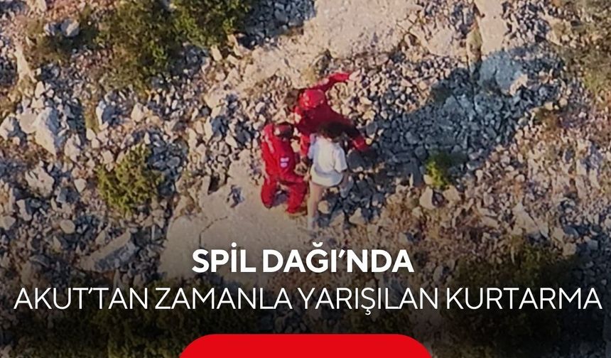 Tatbikat gerçek oldu! Spil Dağı’nda AKUT’tan zamanla yarışılan turtarma...