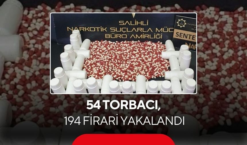 Salihli dahil Manisa'da zehir tacirlerine büyük darbe