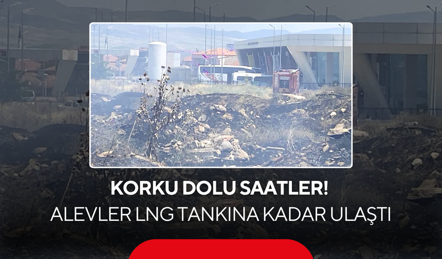 Facianın Eşiğinden Dönüldü... Yangın Akaryakıt İstasyonu ve Otogarı Tehdit Etti