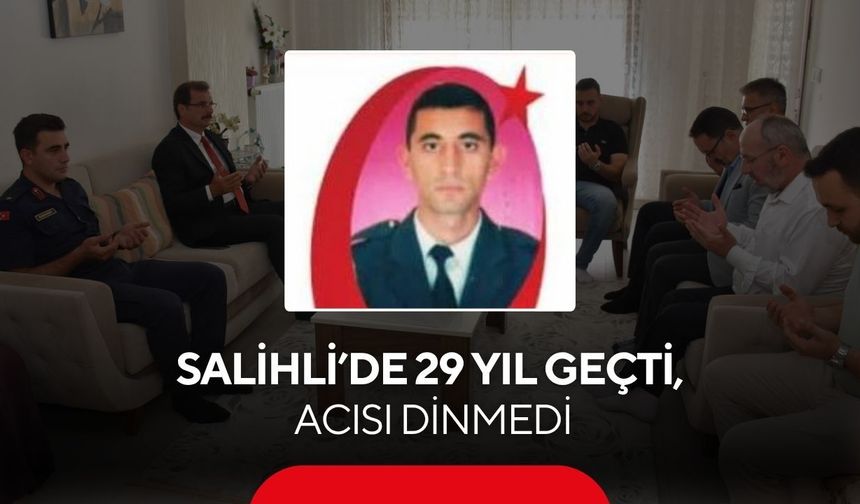Salihli’de 29 yıl geçse de unutulmadı: Şehit Mert Altıntaş'a vefa