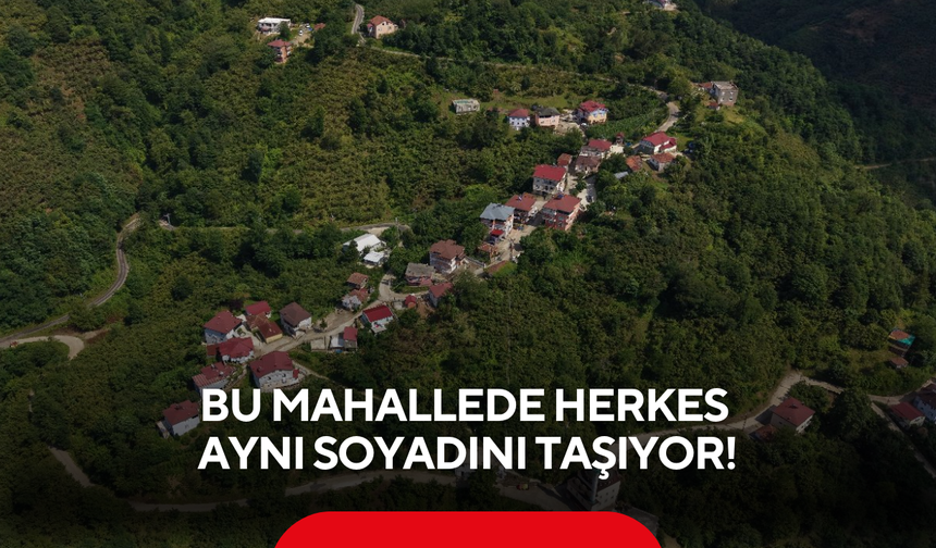 Bu mahallede herkes aynı soyadını taşıyor! Resmi kurumlarda yaşanan karışıklığı bakın nasıl çözmüşler...
