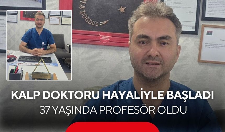 Salihli'nin gururu doktor! Mustafa Doğduş 37 yaşında profesör oldu