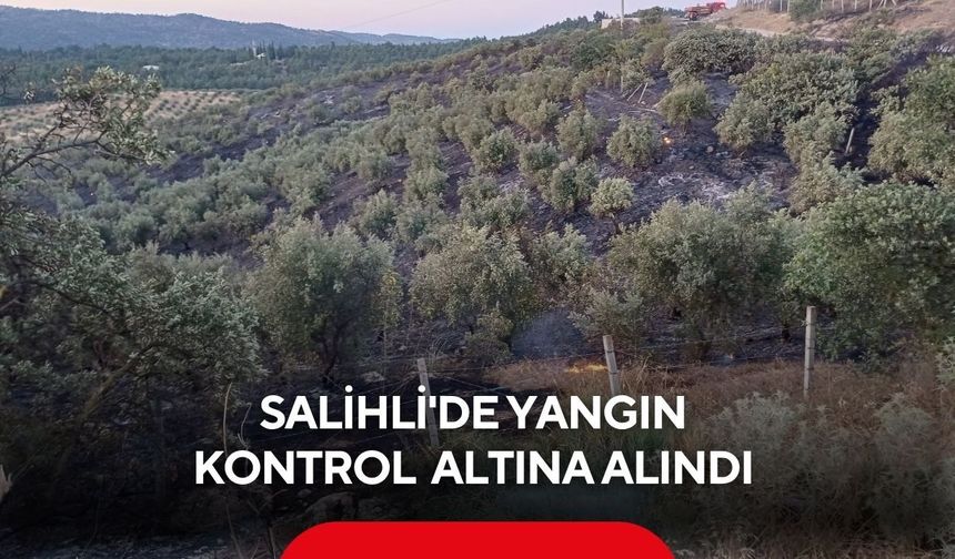 Salihli'de Yangın Kontrol Altına Alındı