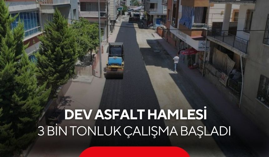 MASKİ altyapıyı yeniledi... 3 bin tonluk asfalt çalışması başladı...
