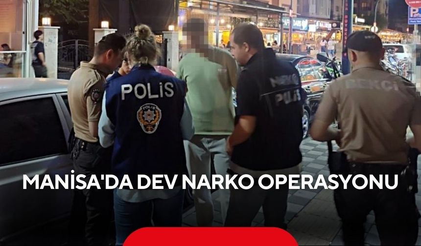 Manisa'da dev narko operasyonu! 15 bin 956 içimlik uyuşturucu ele geçirildi