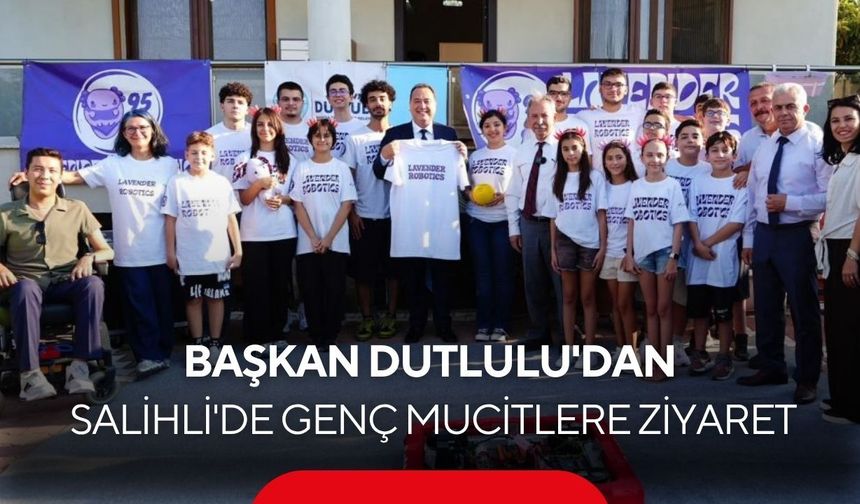 Besim Dutlulu, Salihli'de geleceğin mühendisleriyle buluştu