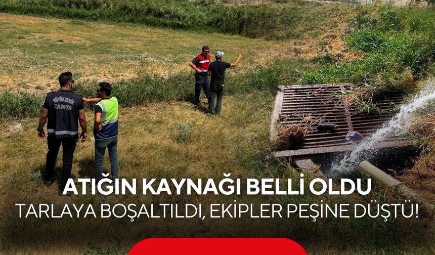 Tarlaya boşaltıldı, ekipler peşine düştü! Atığın kaynağı belli oldu