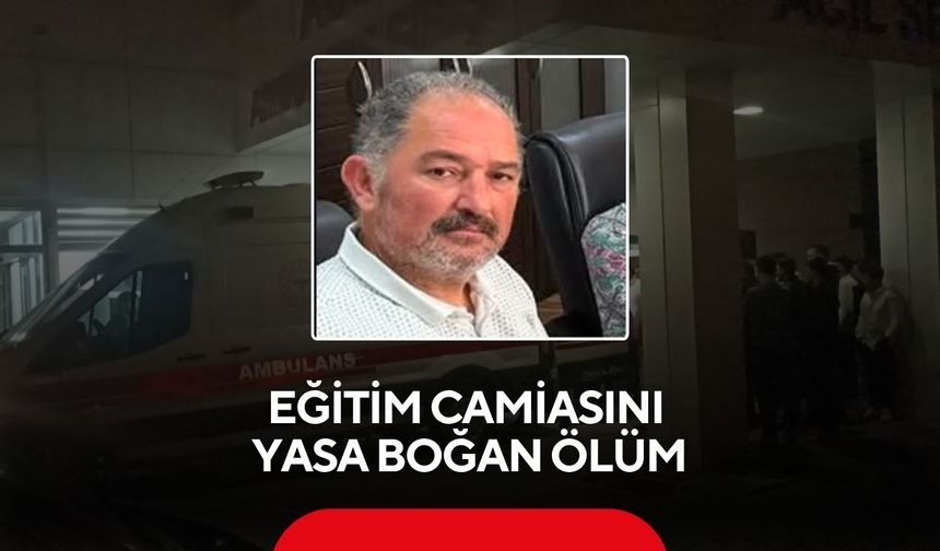 Manisa eğitim camiası yasta: Müdür yardımcısı kalbine yenik düştü