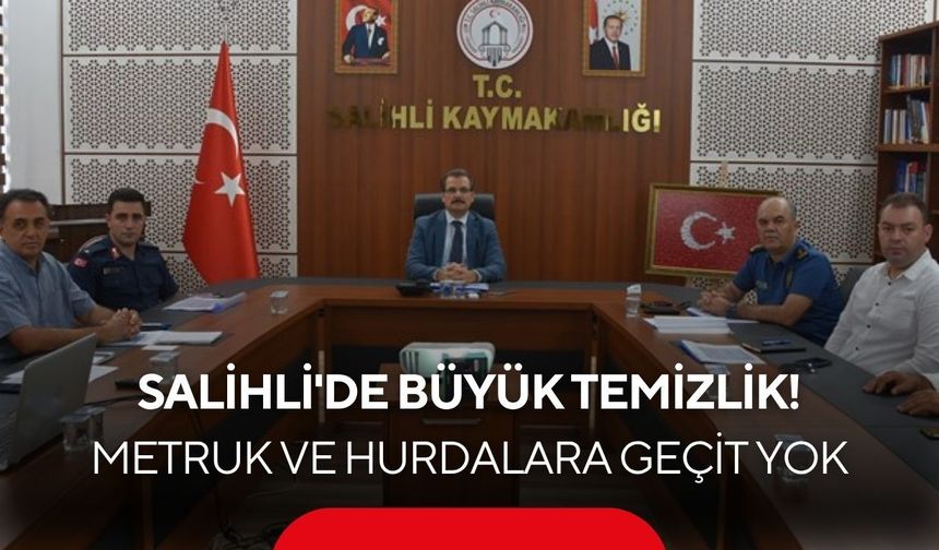 Salihli daha güvenli oluyor: Metruk binalar ve hurda araçlar kaldırılıyor