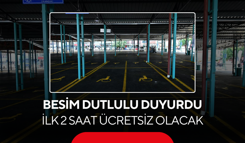 Besim Dutlulu duyurdu ! İlk 2 saat ücretsiz olacak