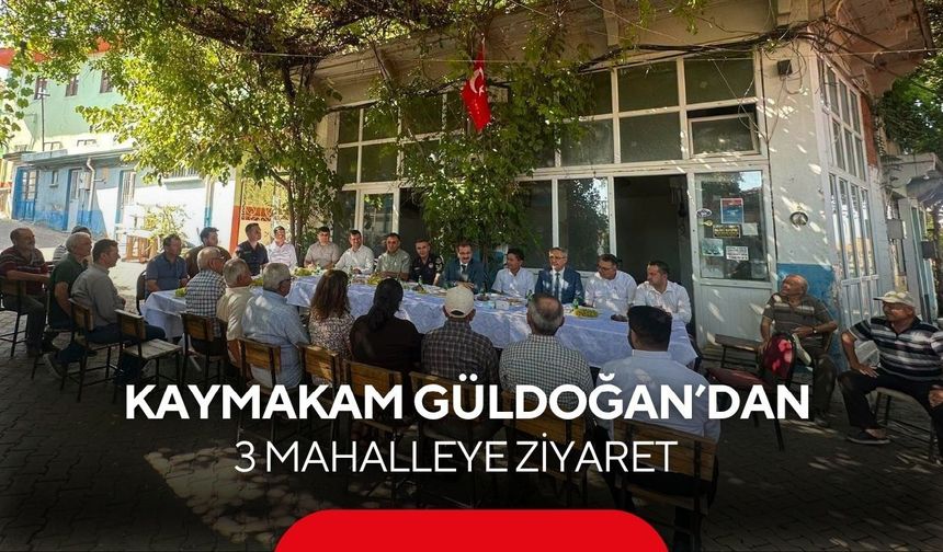 Salihli Kaymakamı Güldoğan, Kemer Kurttutan ve Kale’de talepleri dinledi