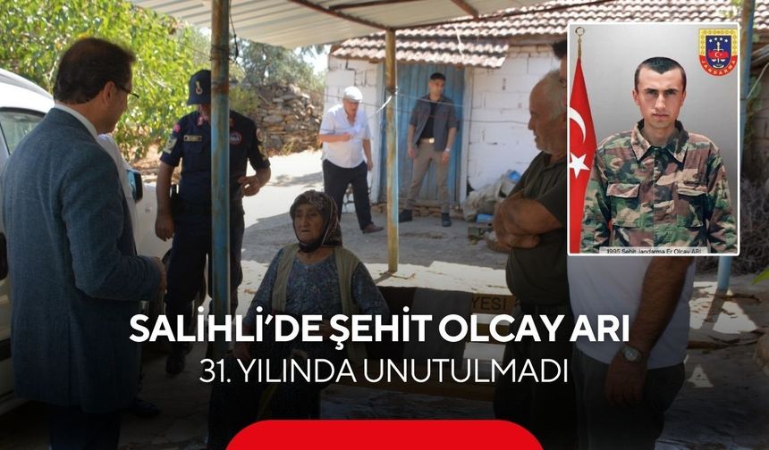 Salihli’de Şehit Olcay Arı 31. yılında unutulmadı