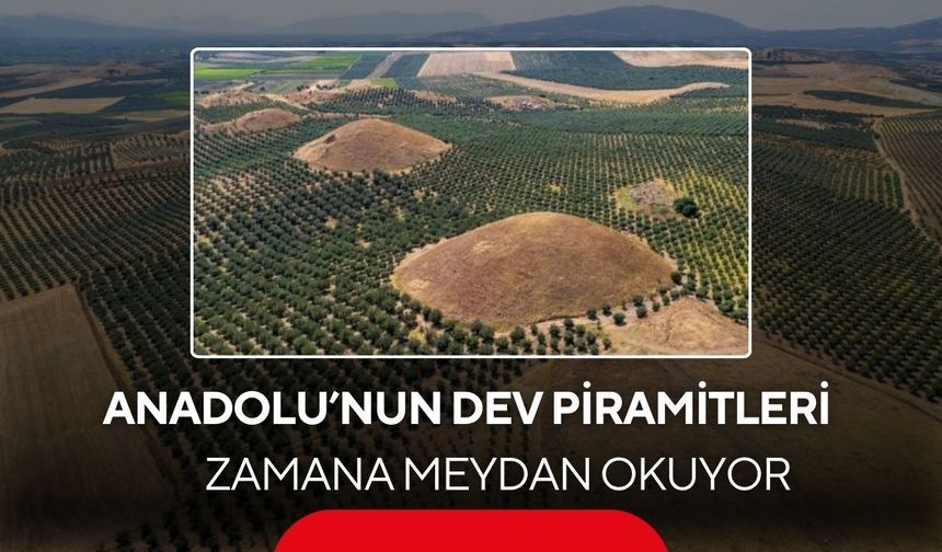 Salihli’de dünyanın en büyük tümülüsü! 70 metrelik dev anıt görenleri hayrete düşürüyor