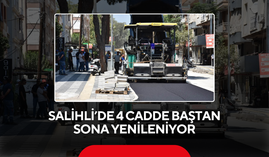 Büyükşehir’den Salihli’ye 3,5 Kilometrelik Sıcak Asfalt Hamlesi