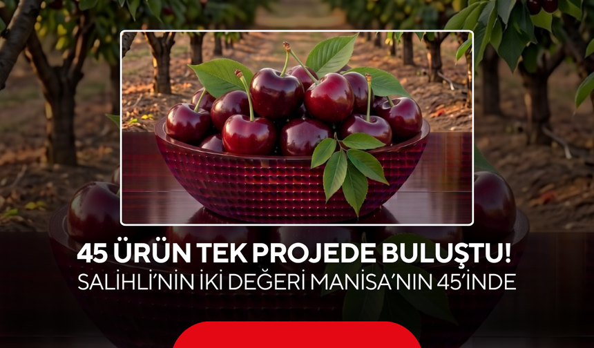 Manisa’nın 45 ürünü tek projede buluştu! Salihli’nin iki değeri Manisa’nın 45’inde