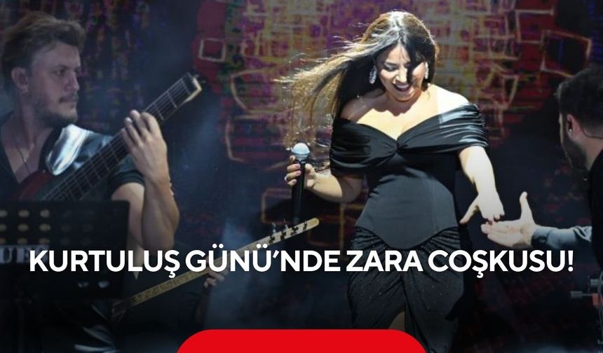 İlçede Zara coşkusu! Binlerce kişi aynı şarkılarda buluştu