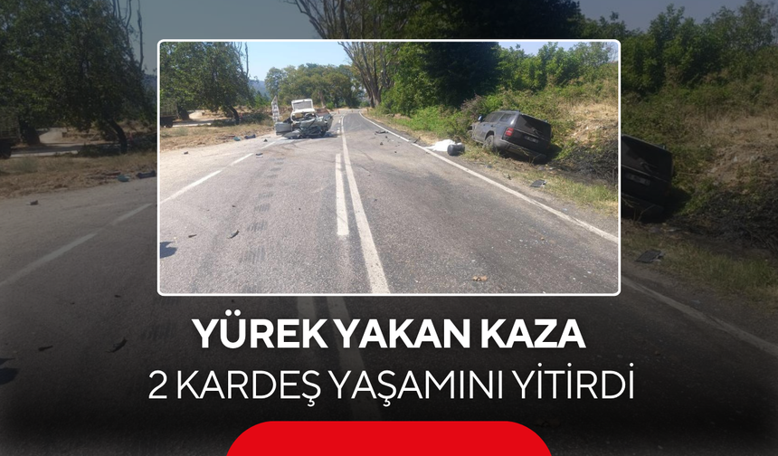 Yürek yakan kaza... 2 kardeş yaşamını yitirdi