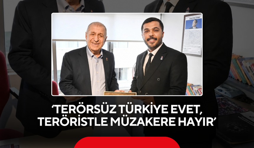 Salihli Zafer Partisi'nden net mesaj... ‘Terörsüz Türkiye evet, teröristle müzakere hayır’