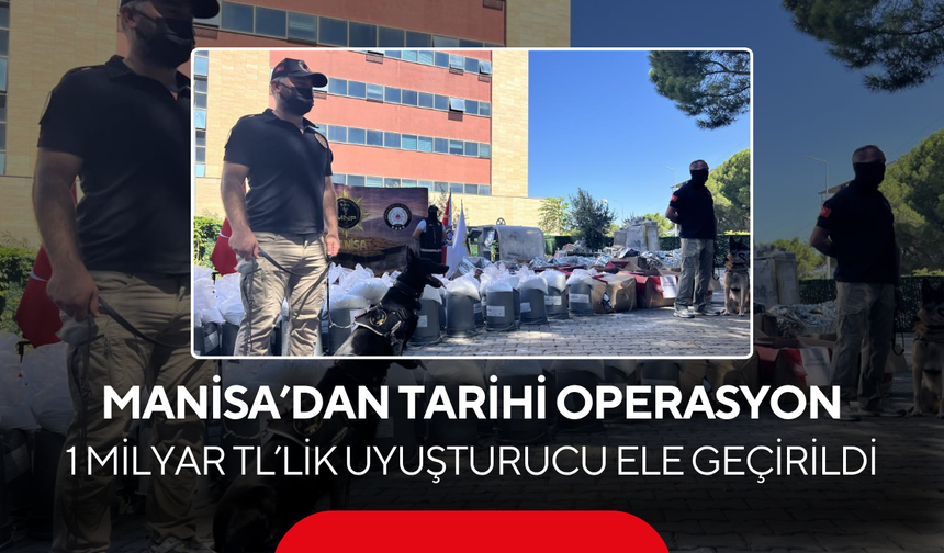 Zehir Tacirlerinin İmalathanesi Ortaya Çıktı! Manisa’dan Tarihi Operasyon