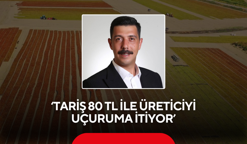 Yeni Parti Salihli İlçe Başkanı Mustafa Özer'den sert tepki... 'TMO hala suskun, Akp hükümeti üreticiyi yalnız bırakıyor'