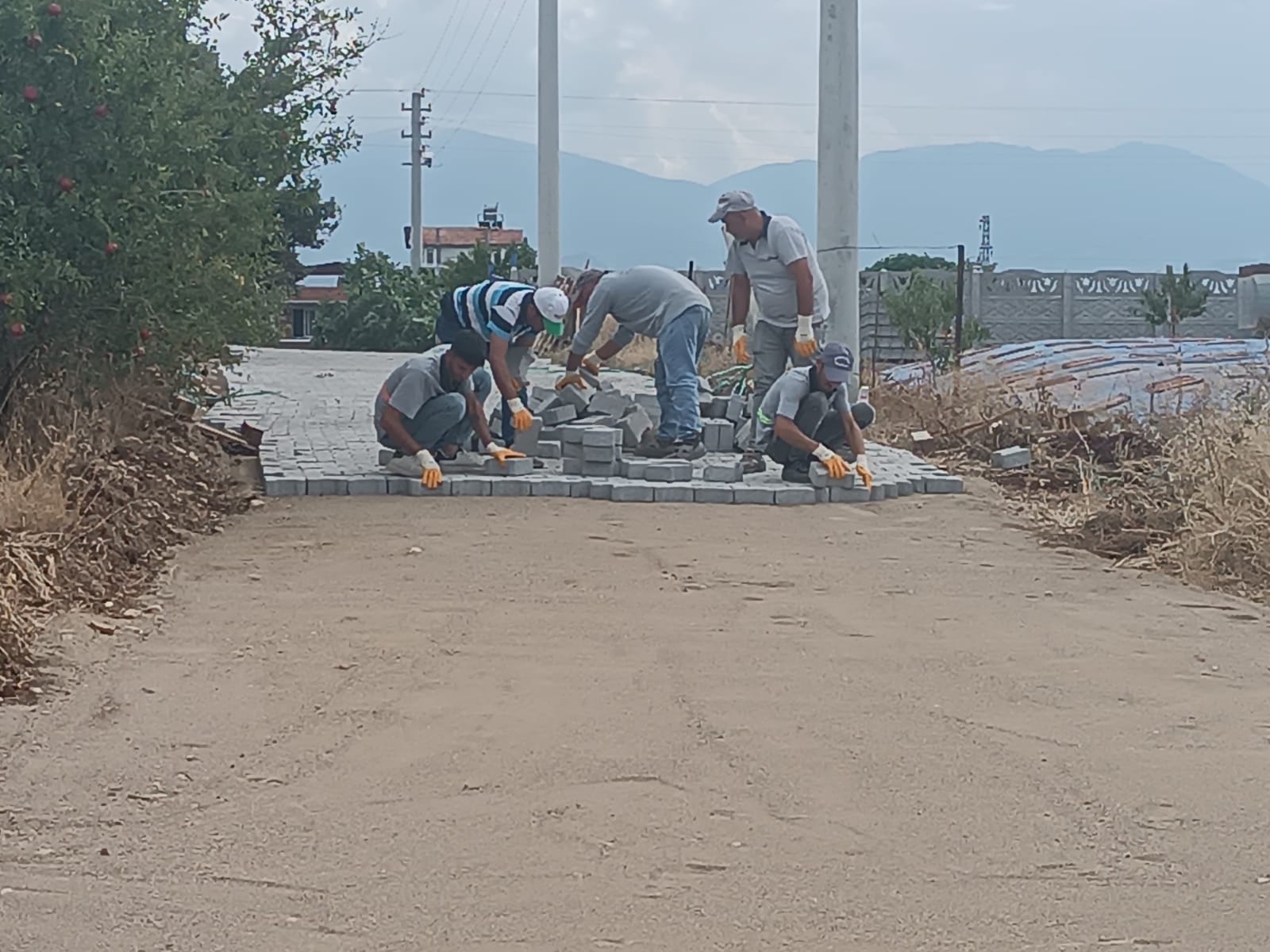 Mersinli Mahallesinde Yollar Kilit Parke Taşıyla Buluştu (2)