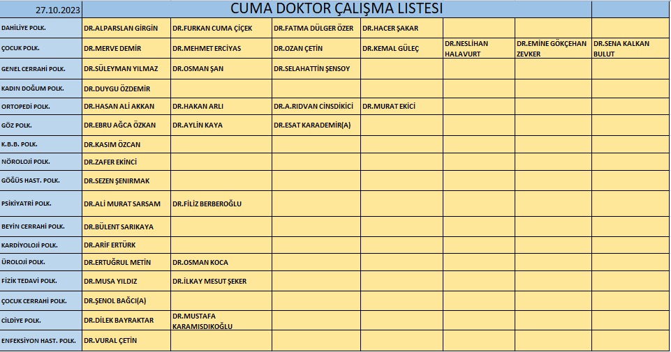 Cuma liste