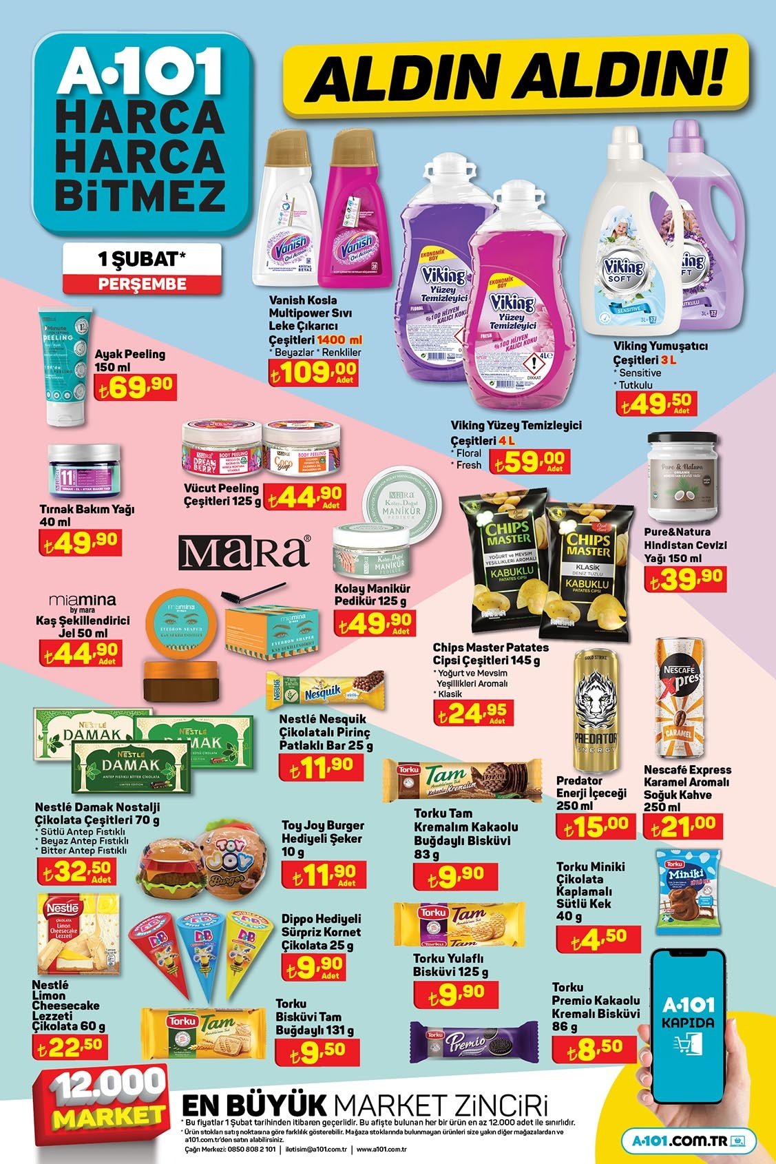A101 1 Subat Persembe Indirim