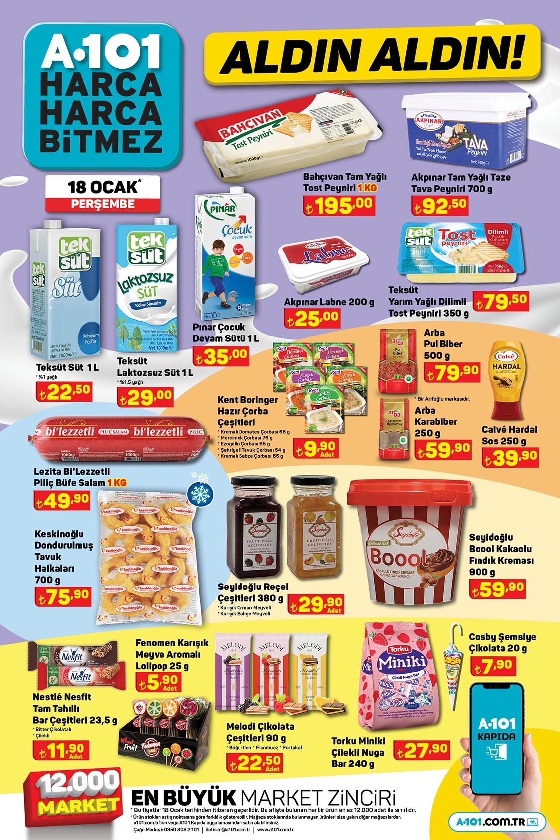 A101 18 Ocak Aktuel Indirimli Urunler